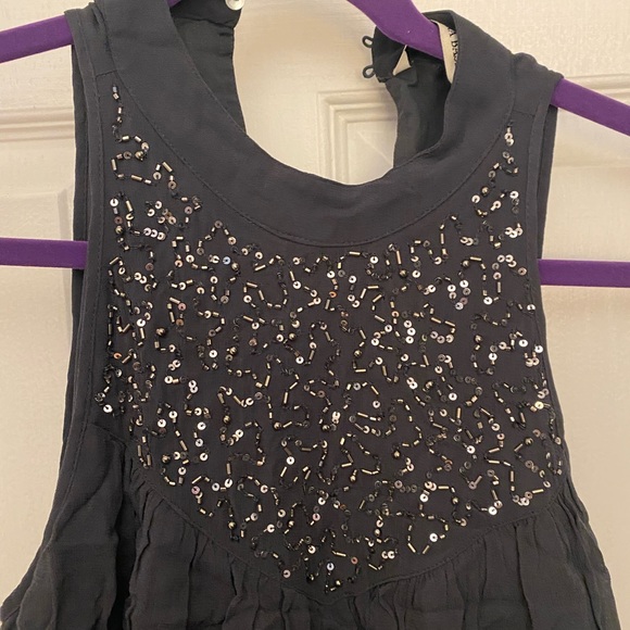 Zara sequin layer ruffle dress NWT - Picture 5 of 6